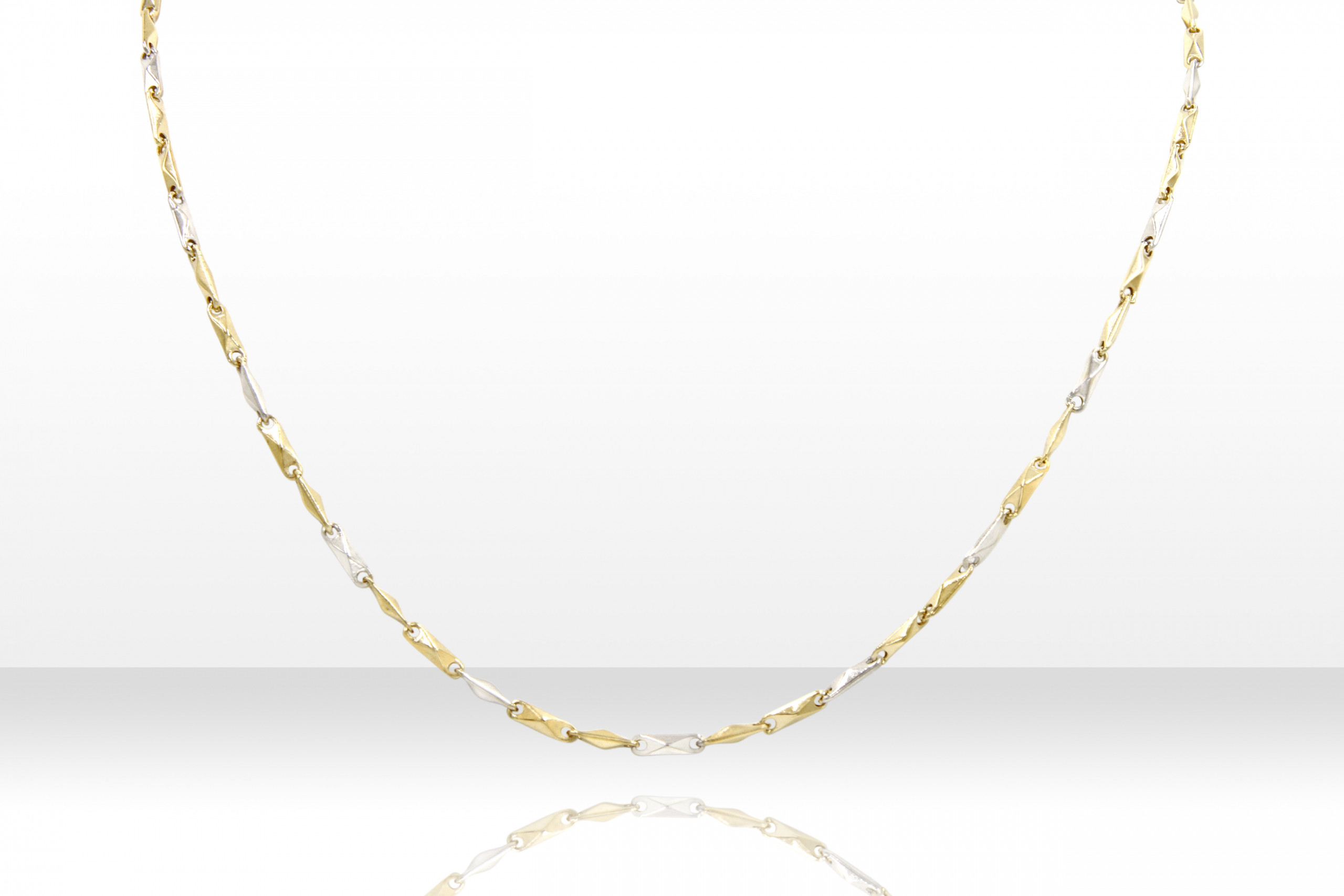Lab-Created Diamonds by KAY Double Smile Necklace 1 ct tw 14K White Gold  18” | Kay